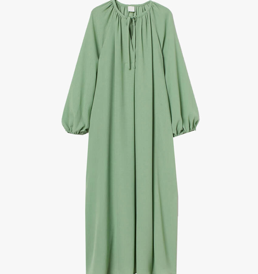 Long-sleeve Maxi Dress
