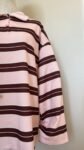 Polo Oversize Rayé Rose & Marron